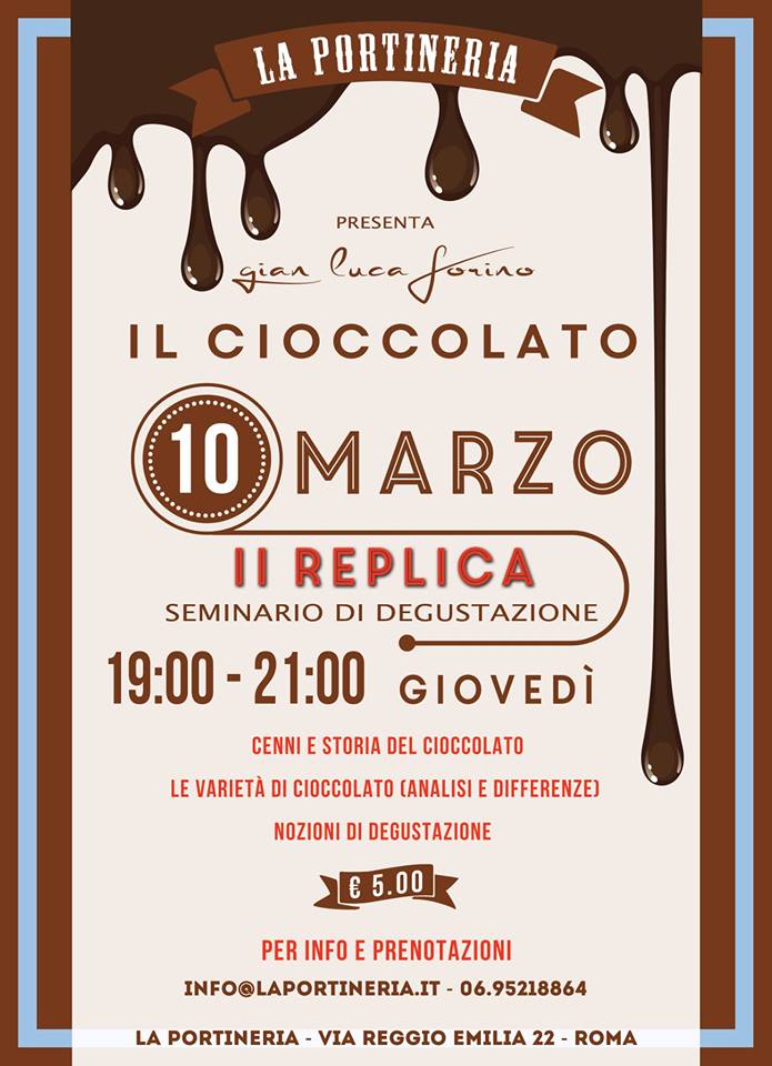Seminario di Degustazione del Cioccolato